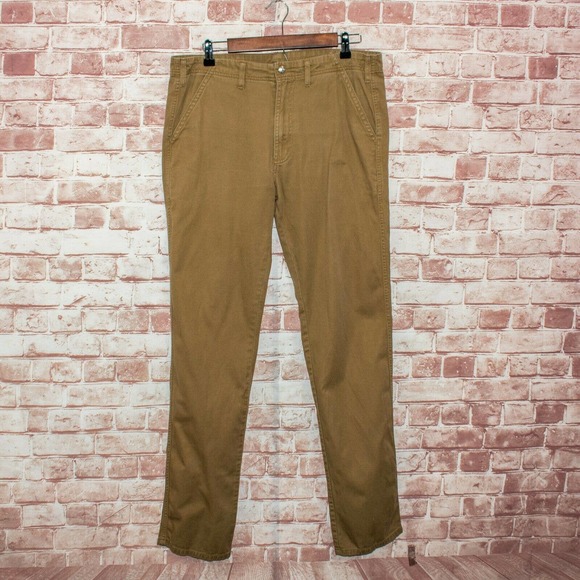 Topo Designs Other - TOPO Designs Men's Slim Chino Pants Khaki Tan Size 34